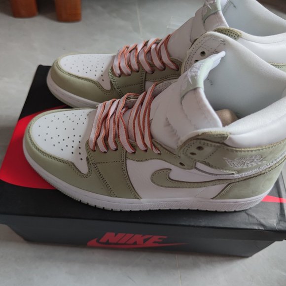 Women Sage Sea Dark Green High gang Basketball Sneakers - Picture 3 of 7